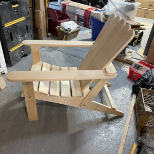 Side View of the Adirondack Chair