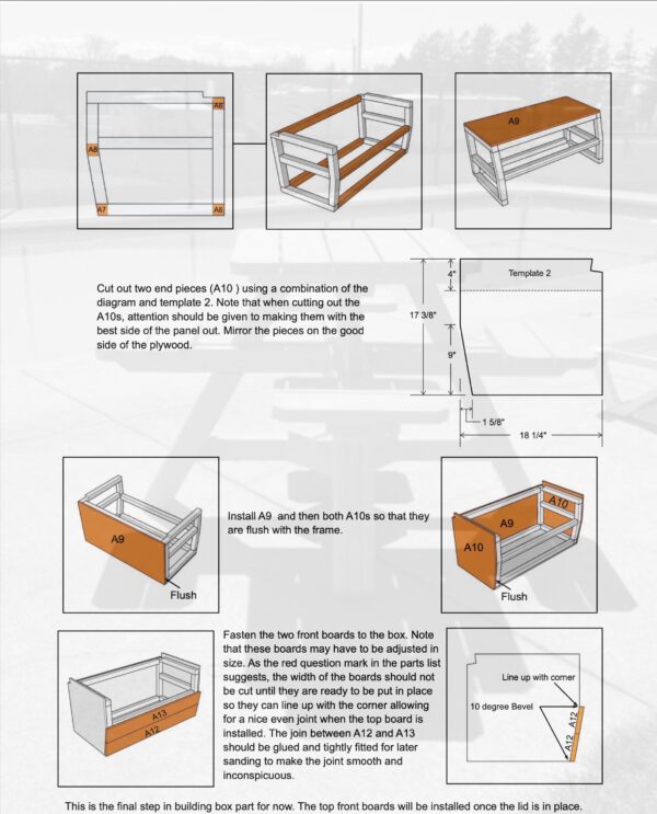 Sample page from the job site toolbox plan