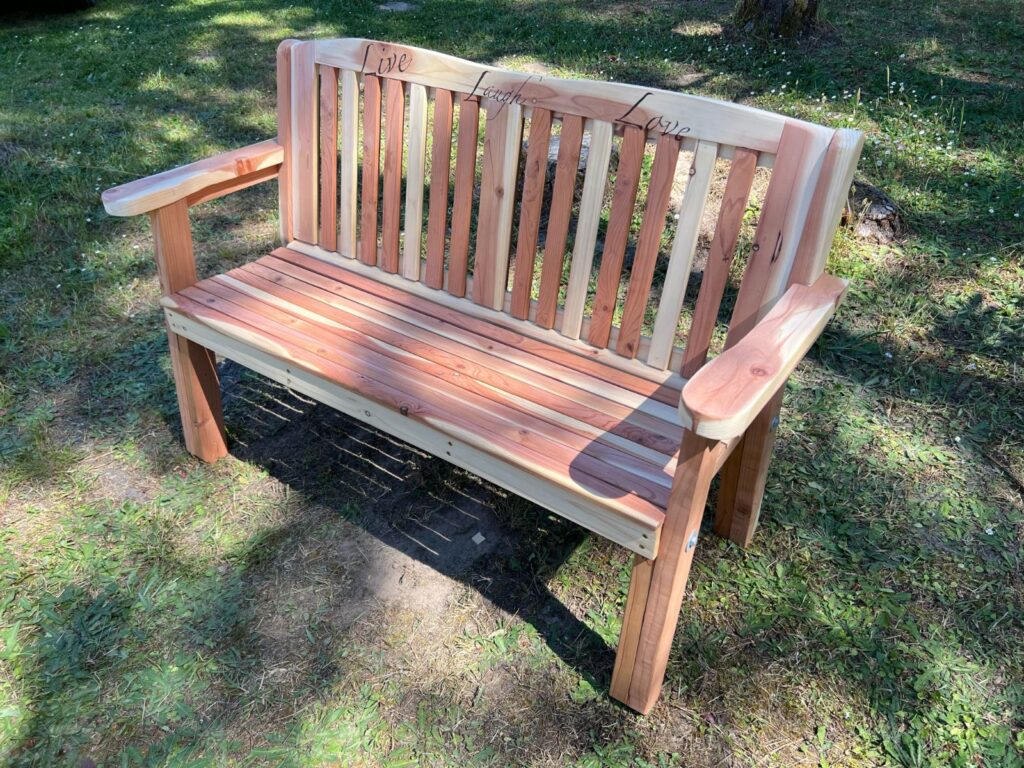 DIY Garden Bench - From our customer